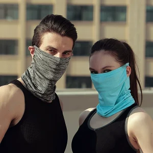 Unisex Ice Silk Sunscreen Face Neck Gaiter Mask - Dust-proof, Windproof, UV Protection Scarf for Men and Women